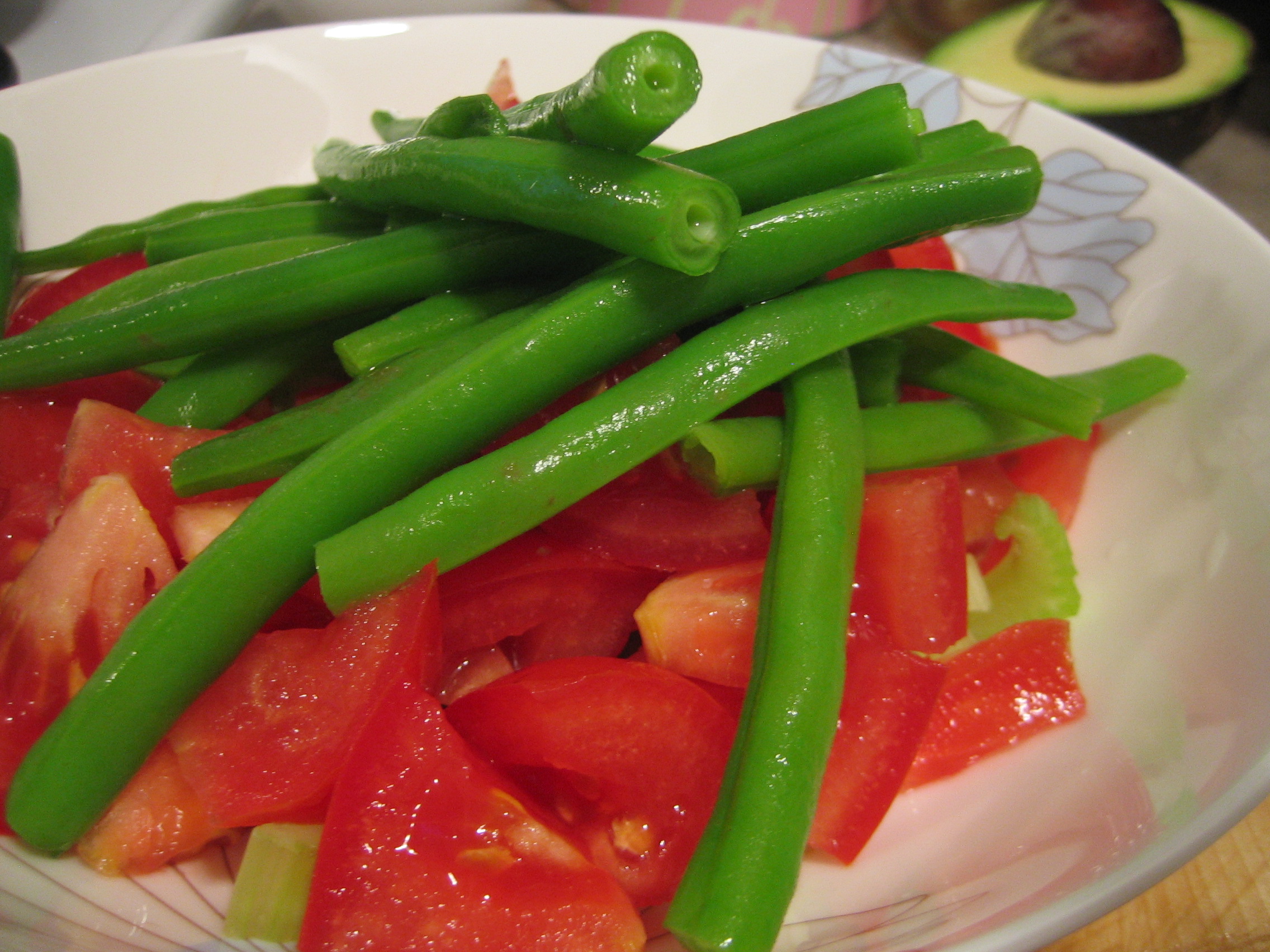 Green Beans and Tomatoes