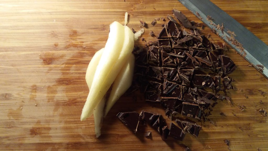 Pear and chocolate