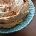 Cappuccino crunch | espresso pavlova dessert + dulcetdevotion.com